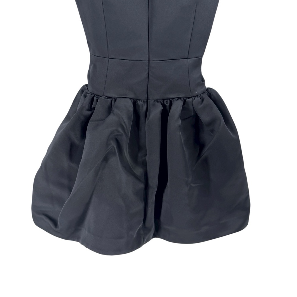 Tanya Taylor Black Noaki Embellished Sleeveless Drop Waist Mini Dress Size 0 - Picture 9 of 14